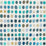 Lee Jofa Modern Twister Paper Denim/Aqua Wallpaper GWP-3726.355.0