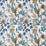 Harlequin Nalina Indigo/Mustard/Stone 120333 Fabric HAMA120333