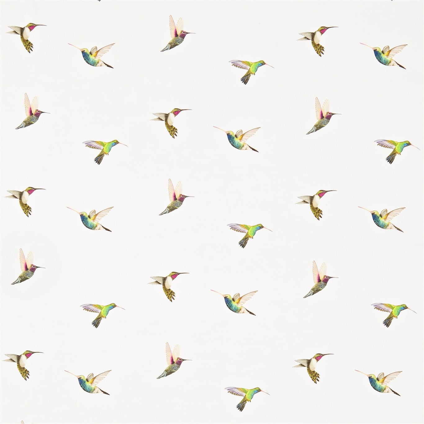 Harlequin Amazilia Flamingo/Papaya/Apple 120350 Fabric HAMA120350