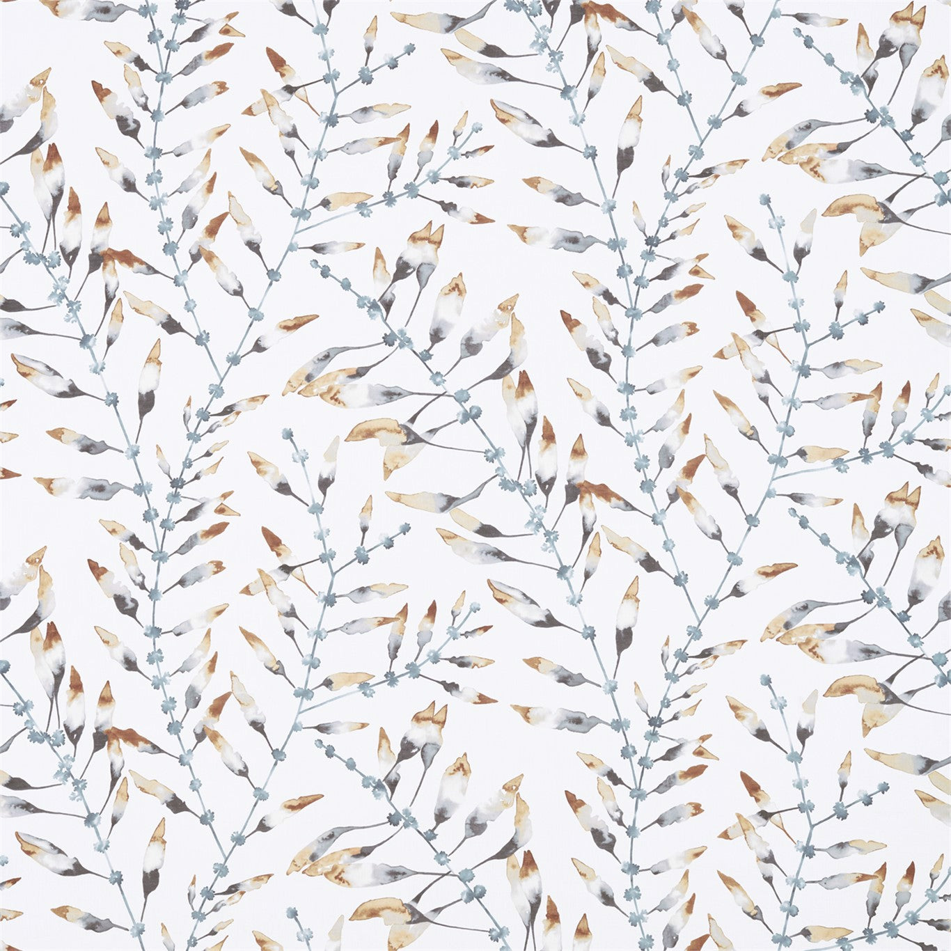 Harlequin Chaconia Amber/Slate 120618 Fabric HANZ120618