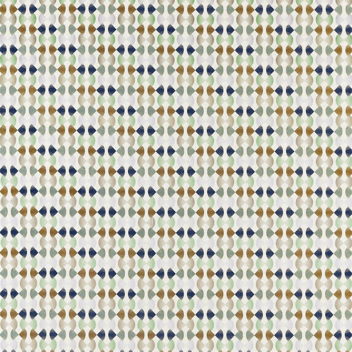 Harlequin Maiolica Ink/Wasabi/Gold 132881 Fabric HATL132881