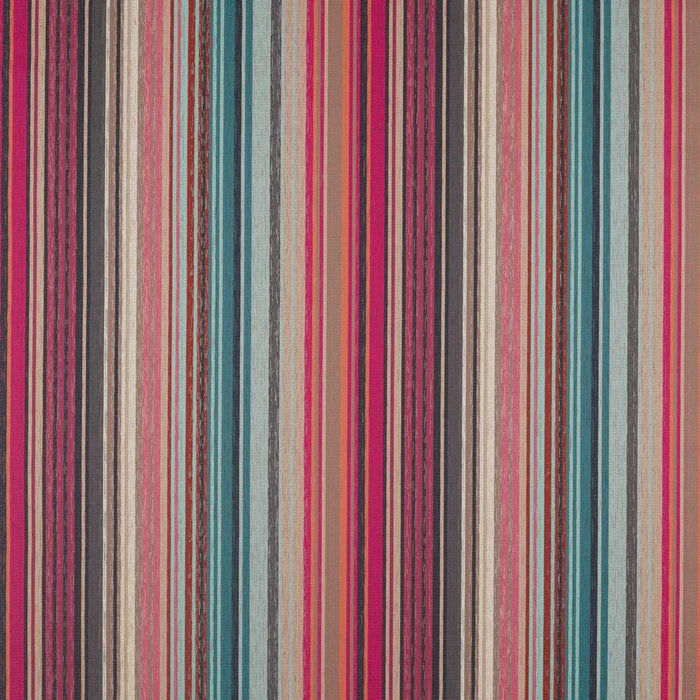 Harlequin Spectro Stripe Cerise/Marine/Coral 132826 Fabric HMNI132826