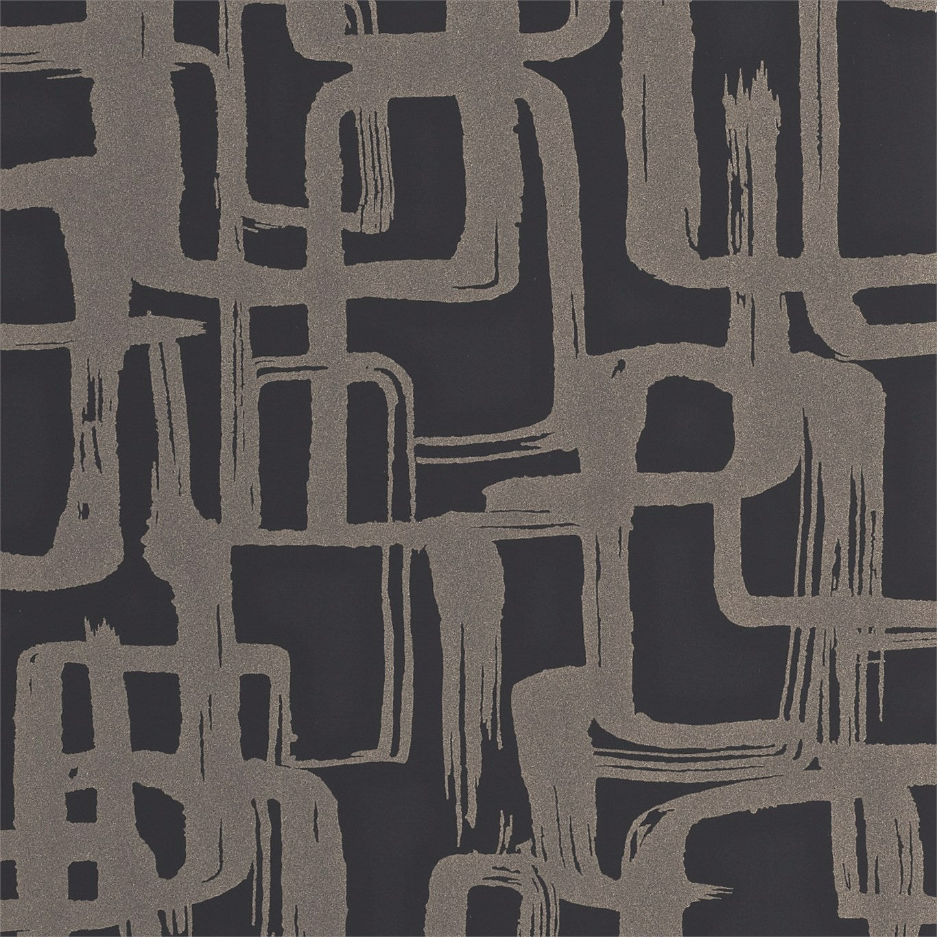 Harlequin Asuka Gold/Onyx 110906 Wallpaper HMOW110906