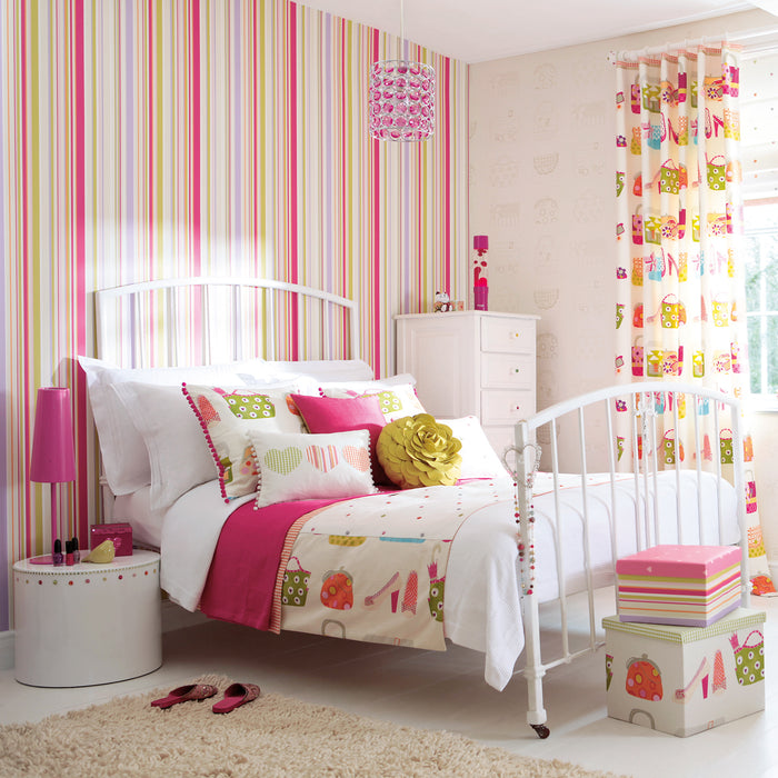 Harlequin Rush Pink,Fuchsia,Cream 3245 Fabric HWO03245