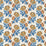 Jasper Bangalore Flower Saffron Fabric JO-2021