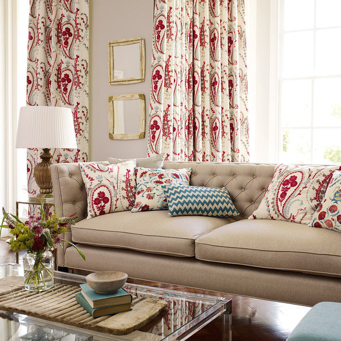Sanderson Jamila Wedwood/Linen 235246 Fabric DSOH235246