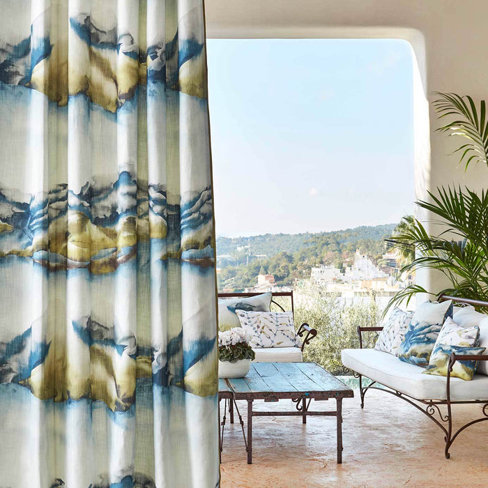 Harlequin Kailani Mandarin/Fig 120606 Fabric HANZ120606
