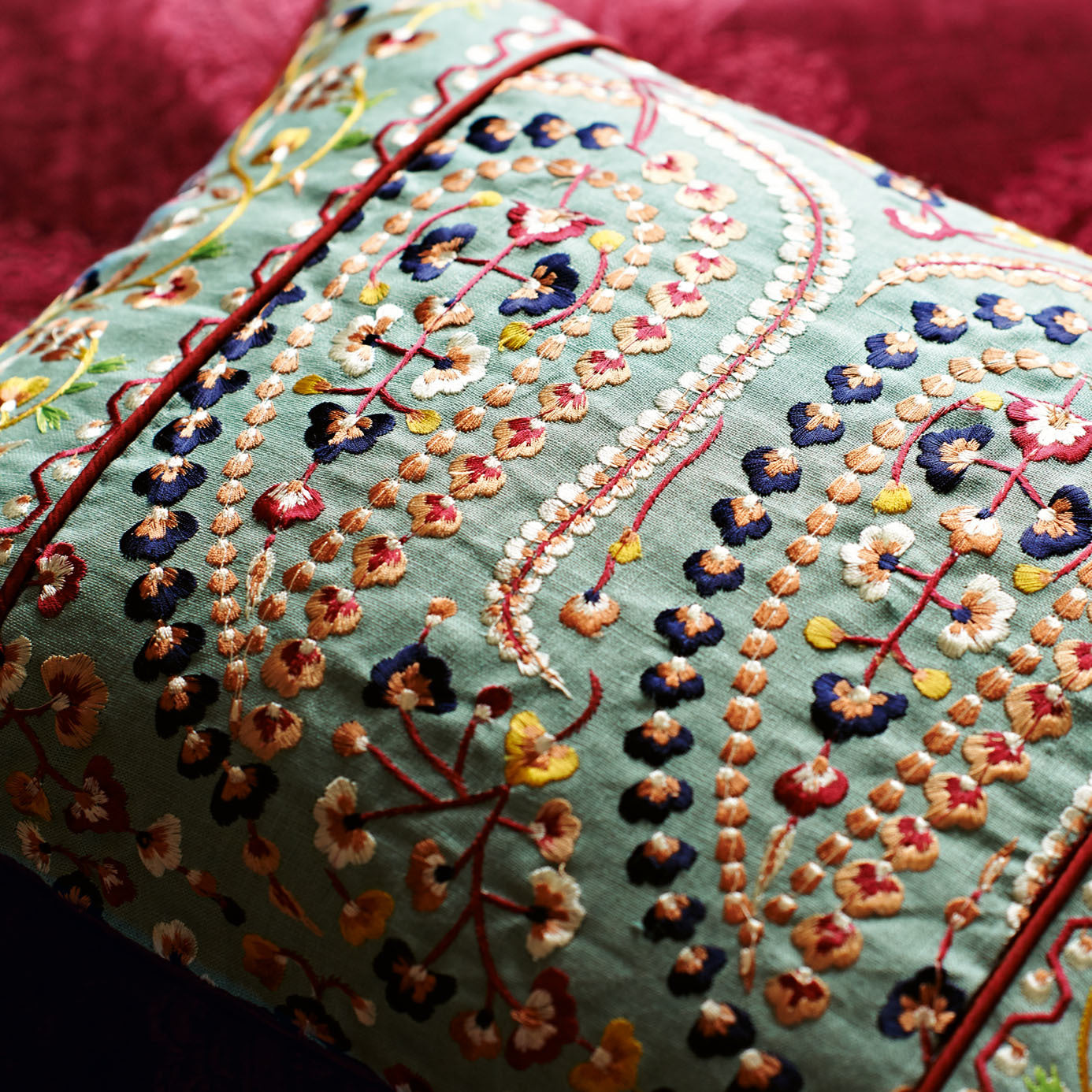Zoffany Jayshree Spice/Russet 331629 Fabric ZJAI331629