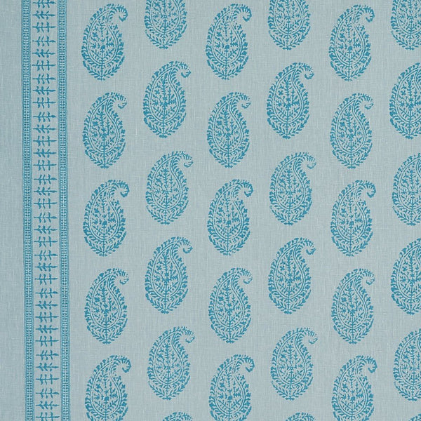 Peter Dunham Kashmir Paisley Blue/Blue Fabric 111KAP04