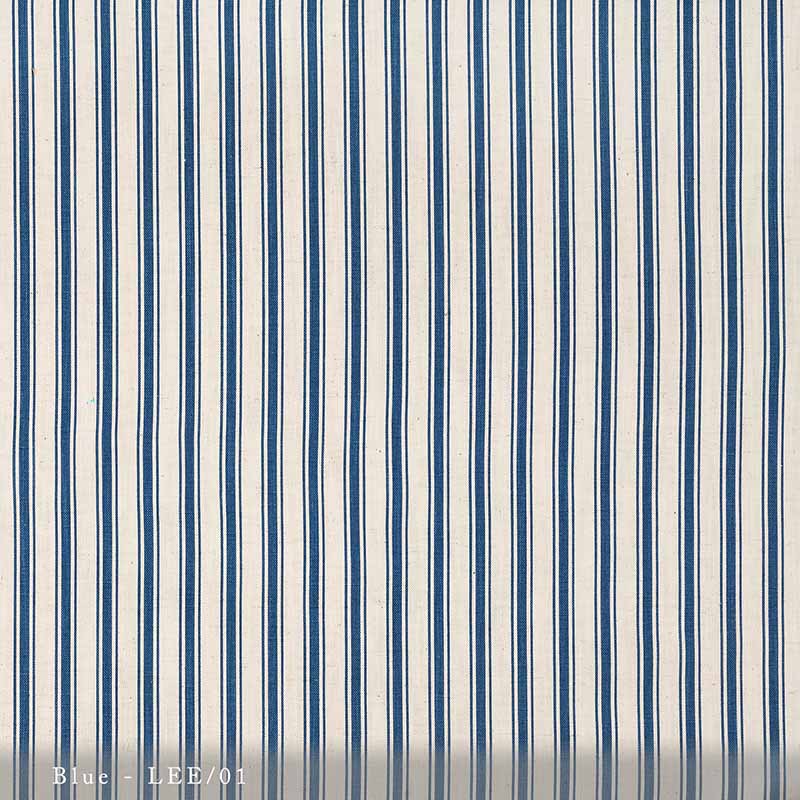 Lisa Fine Lee Stripe Blue Fabric LEE-01