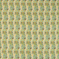 Morris & Co Daffodil Cove Blue/Chocolate 226993 Fabric MCOP226993