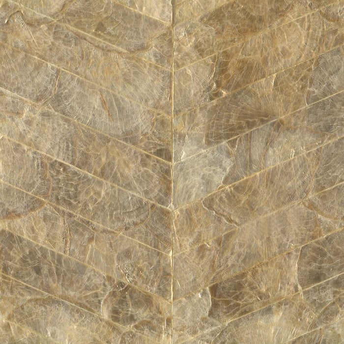 Maya Romanoff Flexi Mother of Pearl Chevron Golden Pearl Wallpaper MR-MCS-02