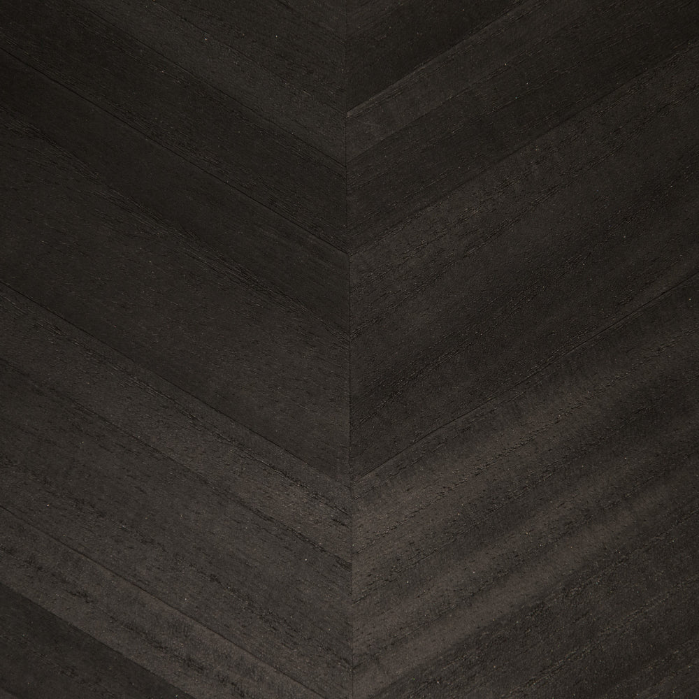 Maya Romanoff Ajiro Chevron Ebony Luster Wallpaper MR-AC-66109