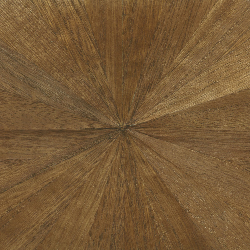 Maya Romanoff Ajiro Sunburst 15 Inch Chestnut Wallpaper MR-AS-3607-M-15