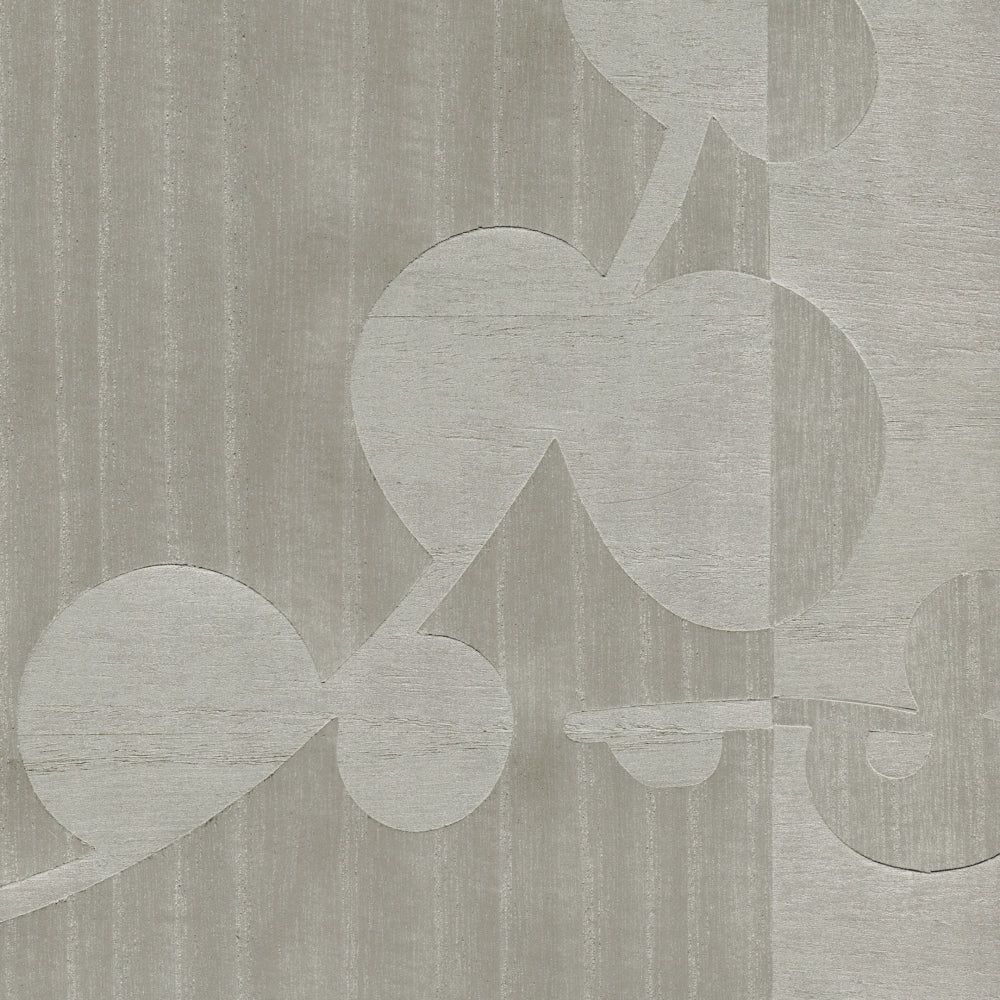 Maya Romanoff Ajiro Vineyard Polished Silver Birch Luster Wallpaper MR-AV-3X17-S
