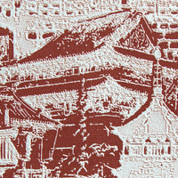 Maya Romanoff Serigraph Dynasty Chiseled Cherry Wallpaper MR-SPD-1244