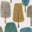 Scion Cedar Almond/Cobalt/Midnight Wallpaper NFIK111084.SCN.0