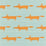 Scion Mr. Fox Sky/Tangerine/Chalk Fabric NMEL120072.SCN.0