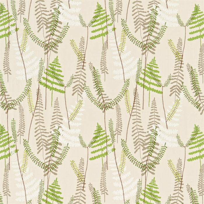 Scion Athyrium Hessian/Apple/Pebble Fabric NMEL130352.SCN.0