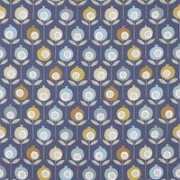 Scion Pepino Sky/Cinnamon/Ink Fabric NPED120646.SCN.0