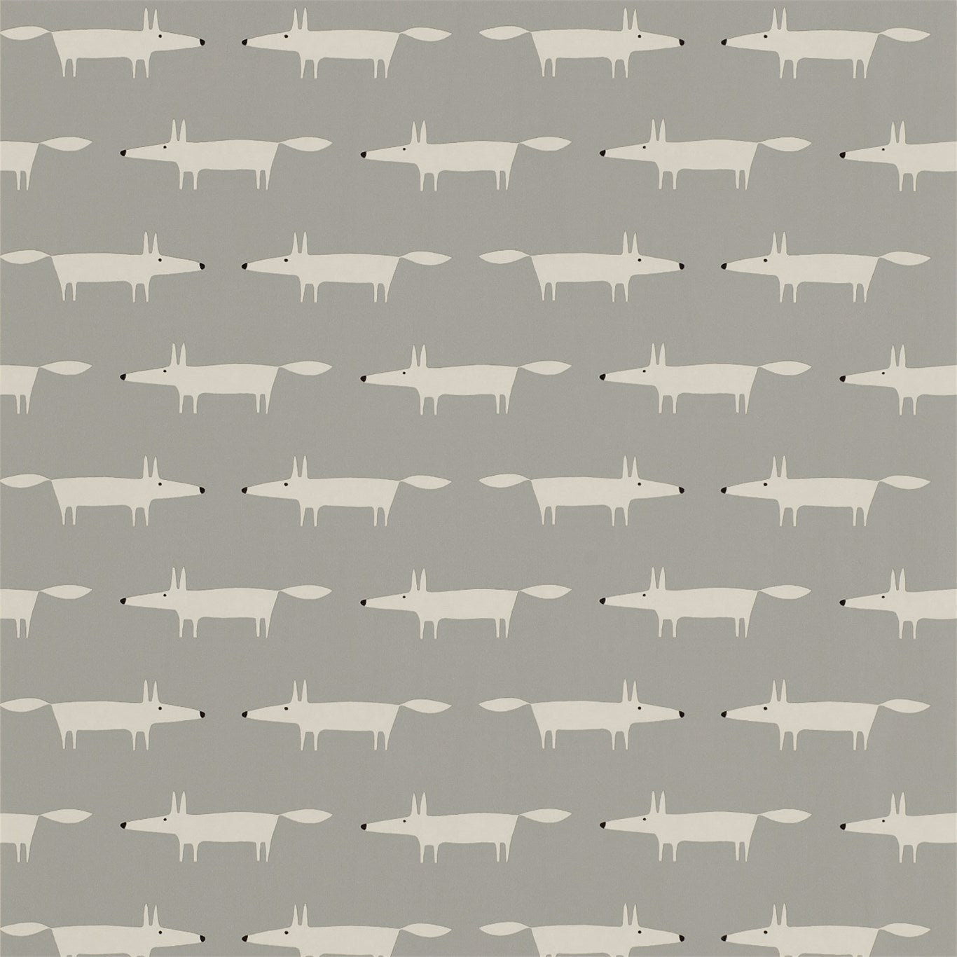 Scion Little Fox Silver Wallpaper NSWA110838.SCN.0