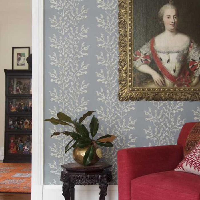 Galbraith & Paul Nori Stripe Platinum Wallpaper