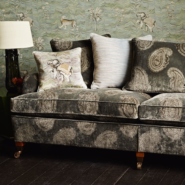Zoffany Orissa Velvet Blue 331663 Fabric ZJAI331663