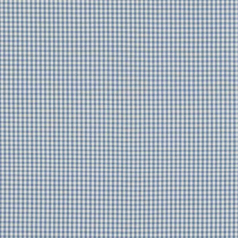 Baker Lifestyle Sherborne Gingham Soft Blue Fabric PF50506.605.0