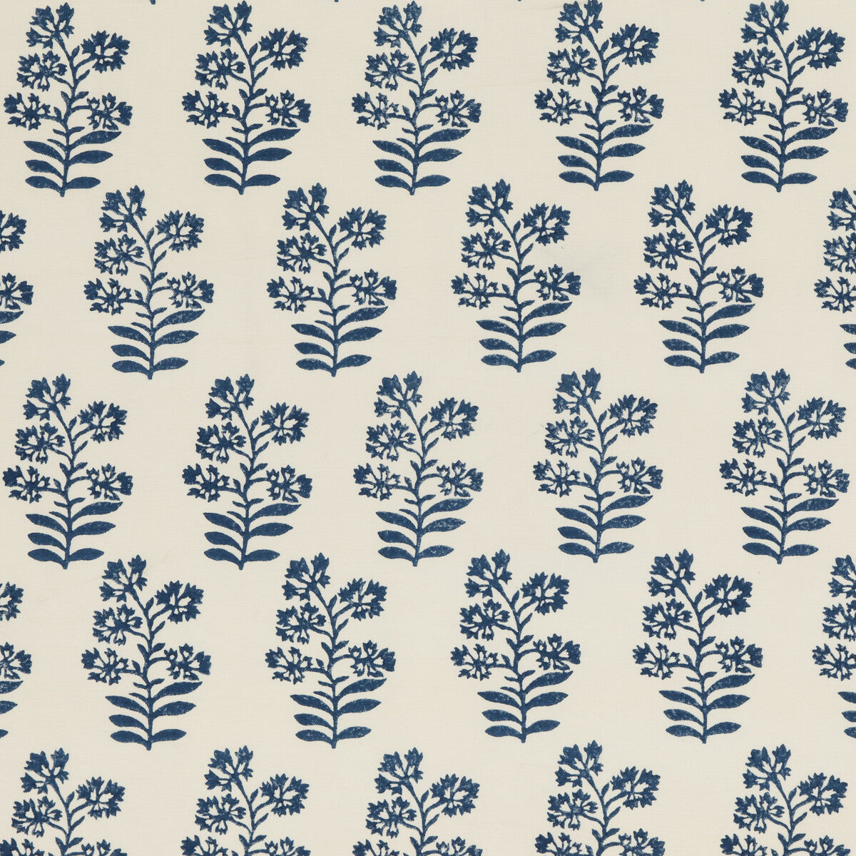 Baker Lifestyle Wild Flower Indigo Fabric PP50483.1.0
