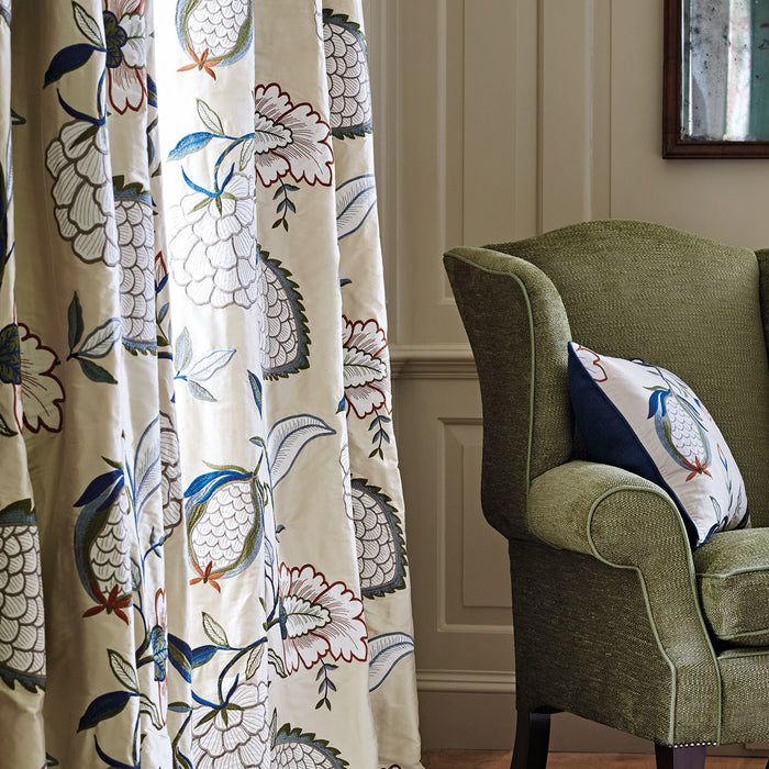 Zoffany Pomegranate Tree Platinum 332344 Fabric ZWIN332344