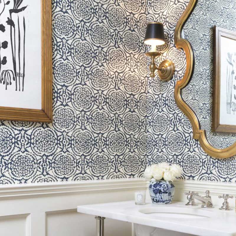 Galbraith & Paul Pomegranate Sprout Wallpaper
