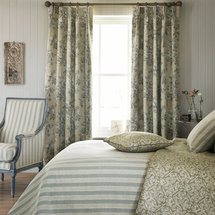 Sanderson Sorilla Damask Rose/Linen 234352 Fabric DSOR234352