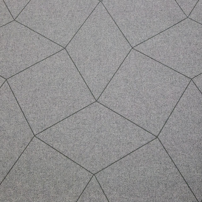 Maya Romanoff Cozy Day Dreamer Grey Fleece w/Charcoal Wallpaper MR-CZ-5X02-M