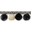 Kravet Couture Phuket Poms Ivory/Noir Trim T30804.81.0