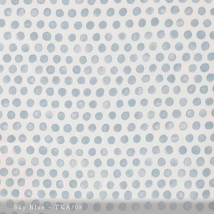 Lisa Fine Tika Sky Blue Fabric TKA-08