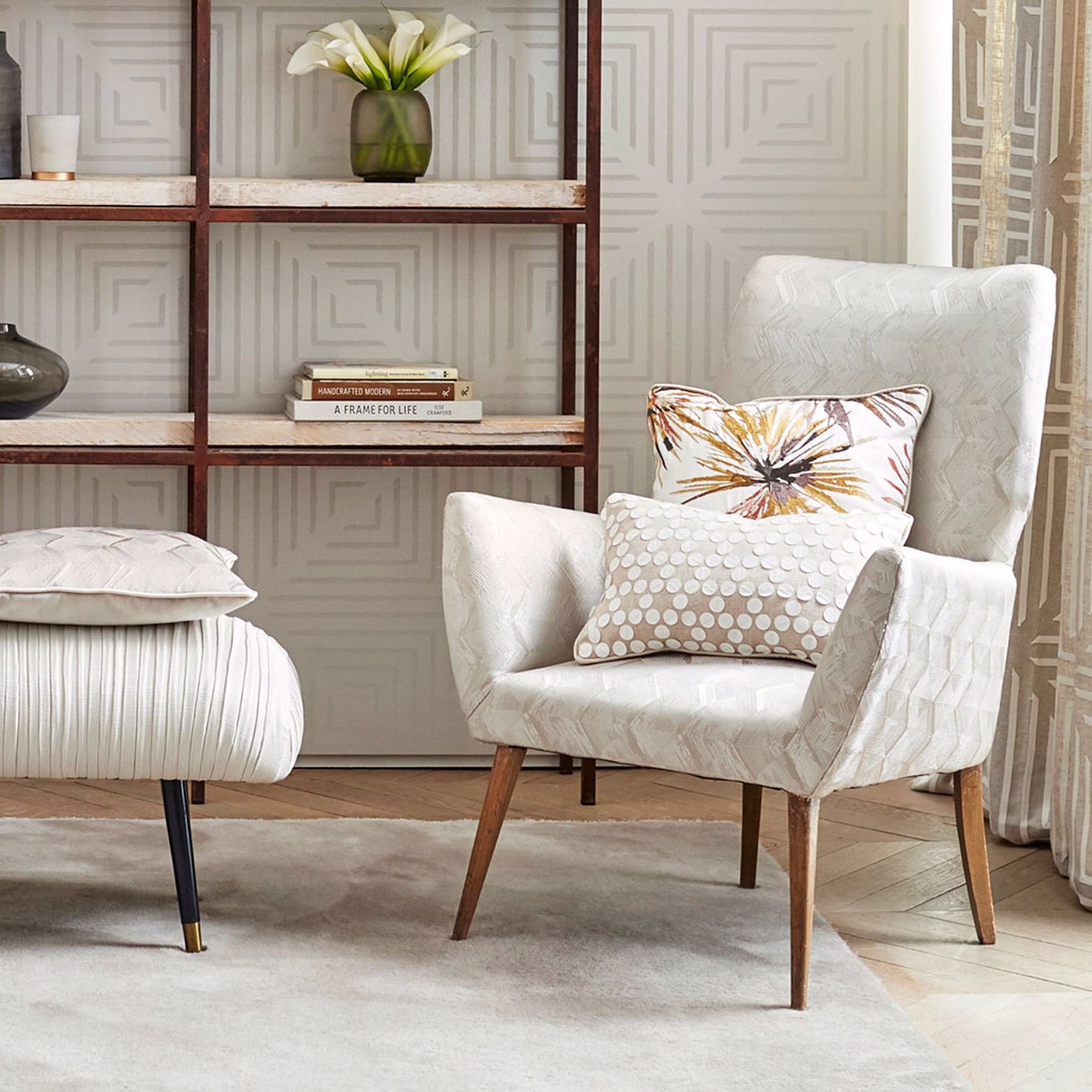 Harlequin Tanabe Oyster 132271 Fabric HMON132271