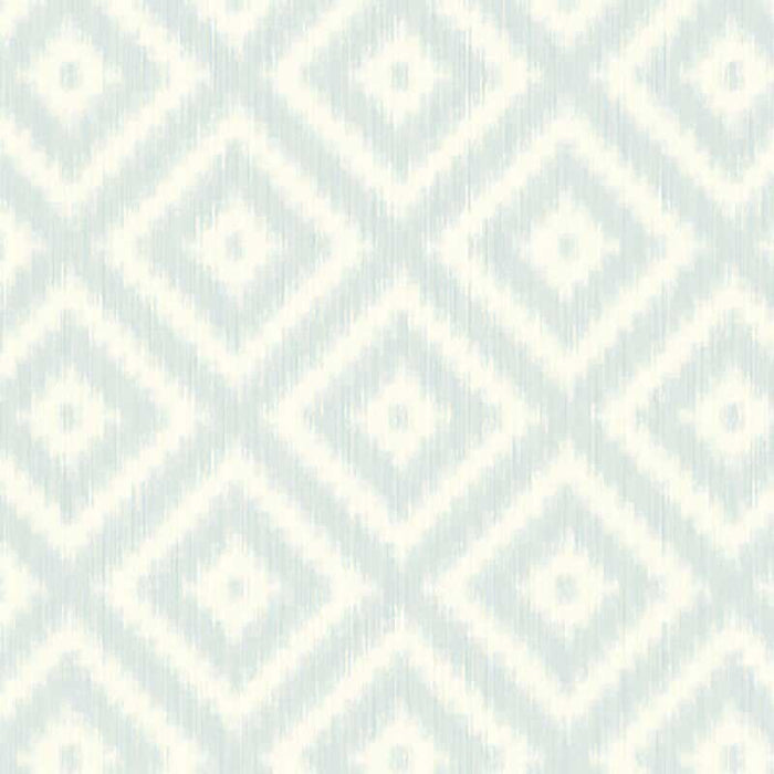 Winfield Thybony Ikat Diamond Clear Skies Wallpaper WBP10804P.WT.0