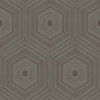 Winfield Thybony Concentric Groove Chocolate Wallpaper WTP4041.WT.0