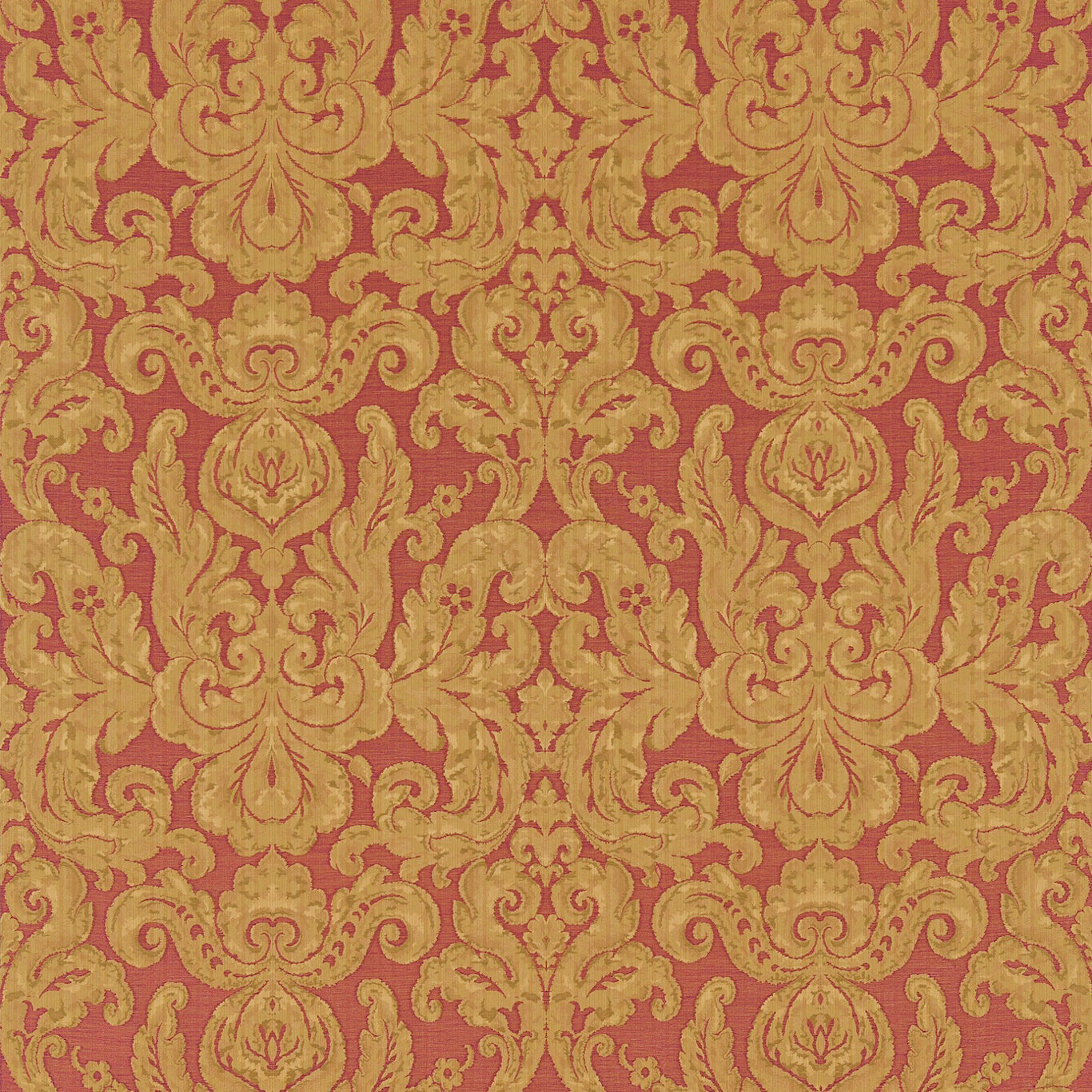 Zoffany Brocatello Red 85001 Fabric ZGRD85001
