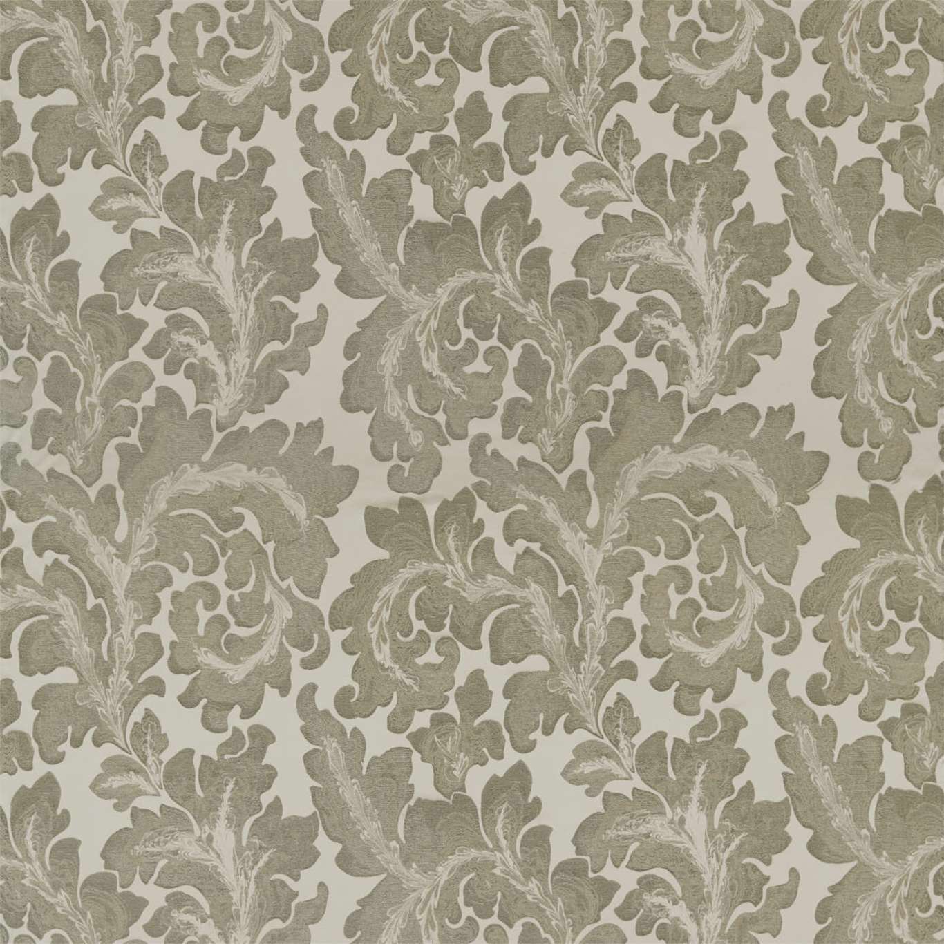 Zoffany Acantha Silk Grey Pearl 332877 Fabric ZTOT332877