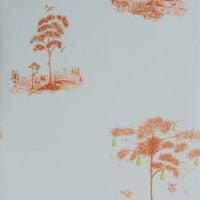 Andrew Martin Pear Tree Sunsetorange Wallpaper AMW10055.1211.0