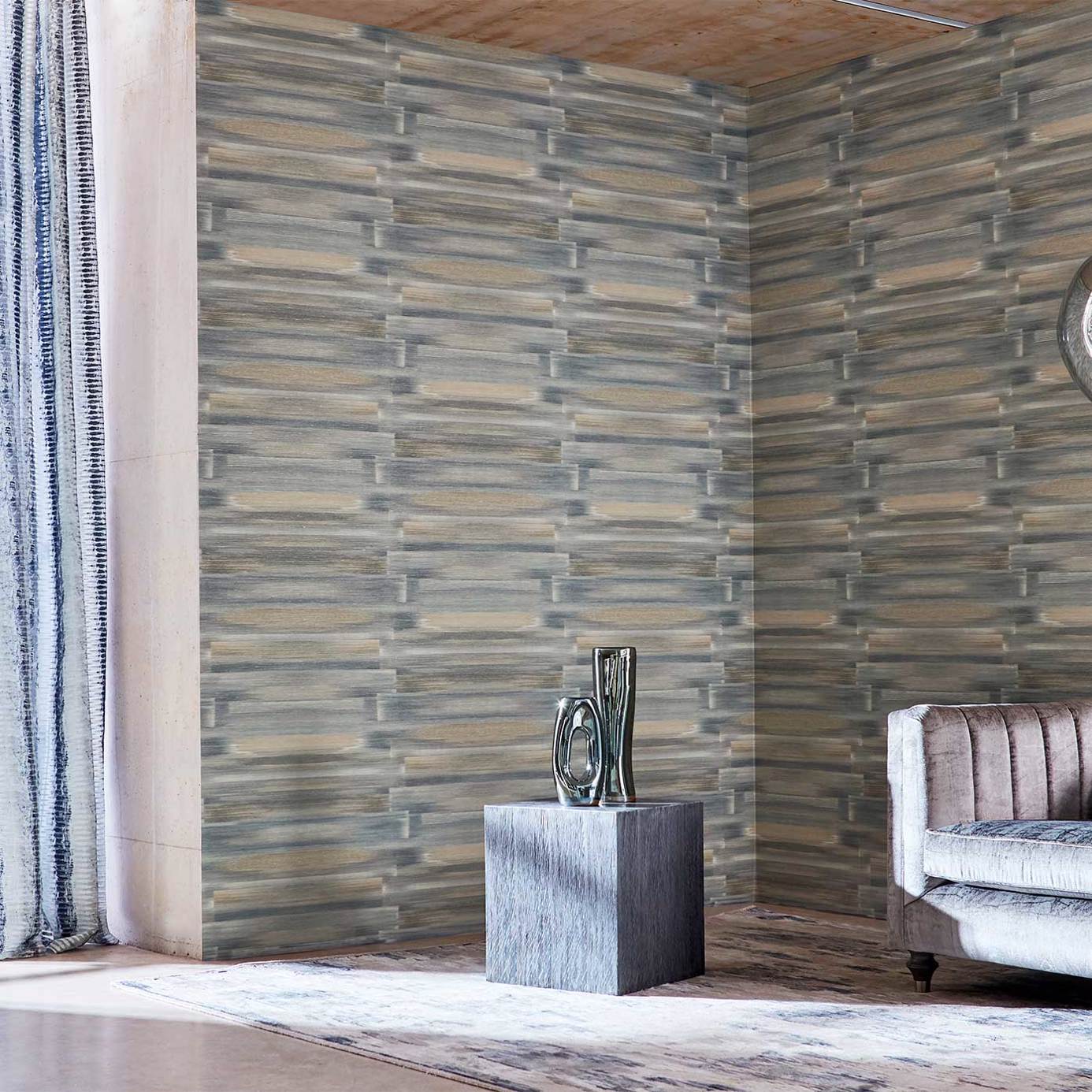 Harlequin Refraction Emerald Citrus 112587 Wallpaper EANW112587