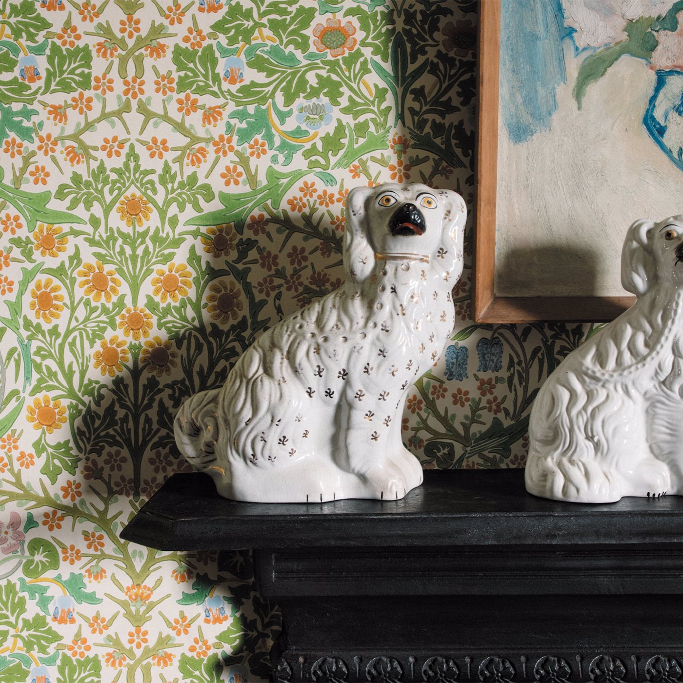 Morris & Co Blackthorn Autumn DBPW216962 Wallpaper | 40% Off (Samples)