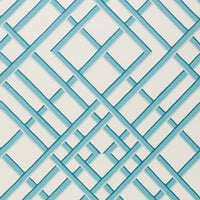 Brunschwig & Fils Treillage Sidewall Aqua Wallpaper BR-60100.513.0