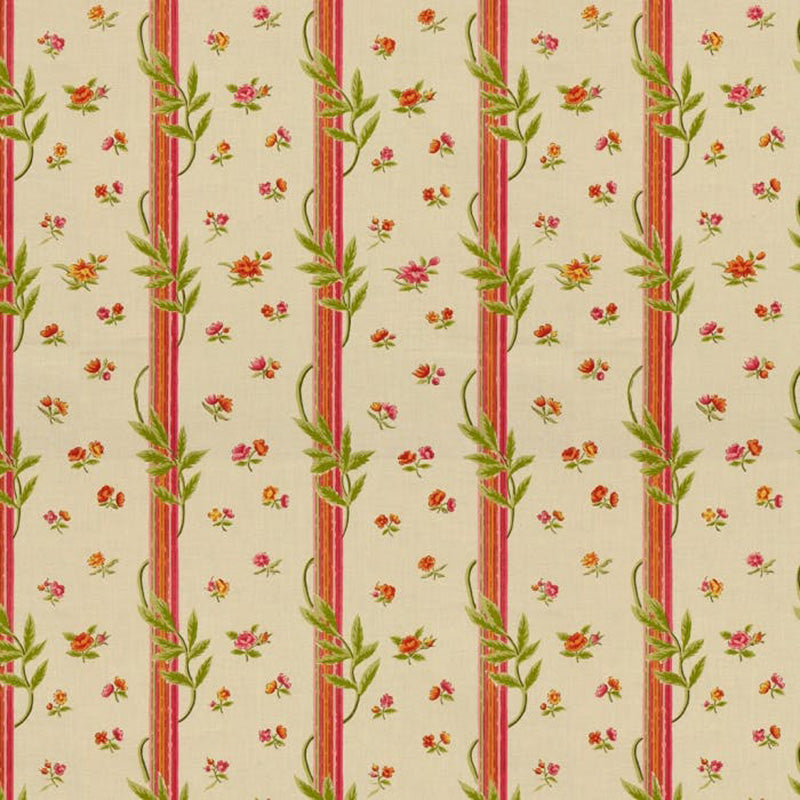 Brunschwig & Fils Les Pampres Rose/Mandarin Fabric BR-700000.121.0