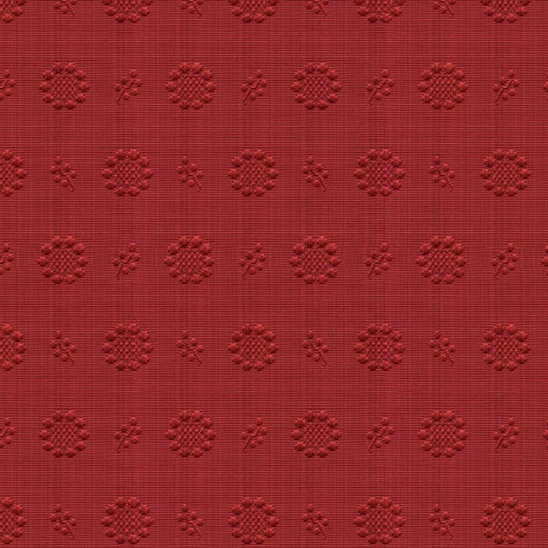 Brunschwig & Fils Chandler Figured Woven Red Currant Fabric BR-89489.169.0