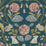 Clarke & Clarke Forester Teal/Blush Fabric F1314/06.CAC.0