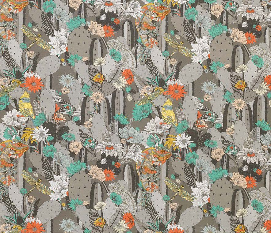 Matthew Williamson Cactus Gargen 2 Fabric F7247-02