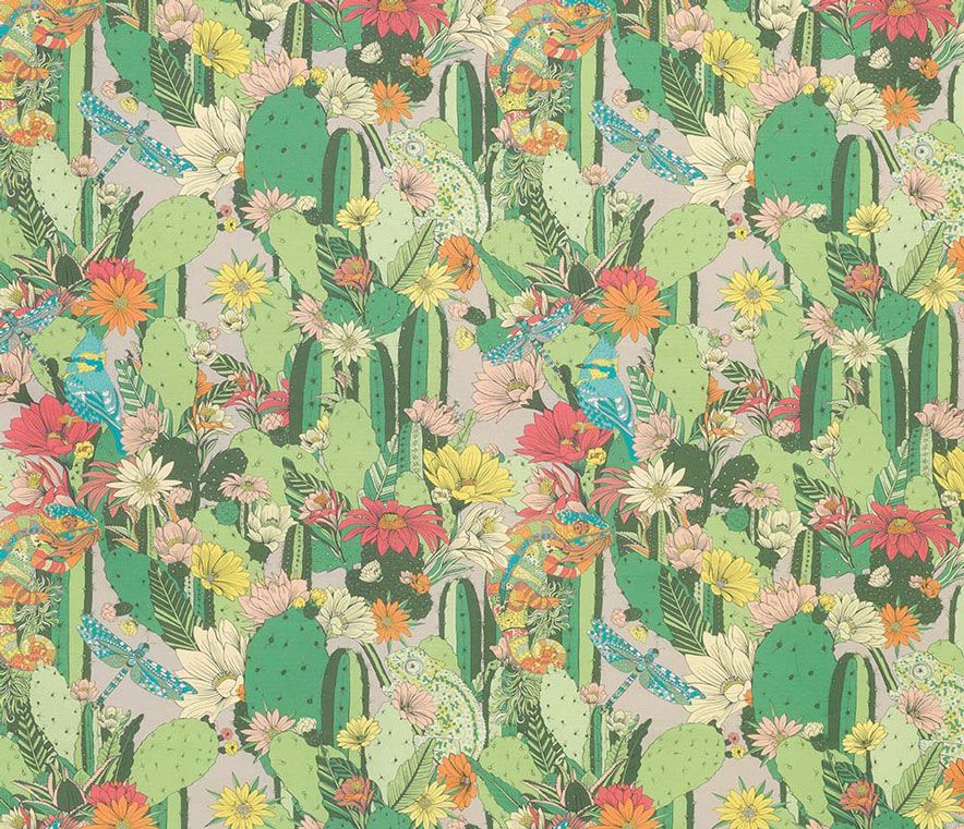 Matthew Williamson Cactus Gargen 3 Fabric F7247-03