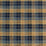 Mulberry Home Clan Chenille Blue/Mole Fabric FD598.H38.0